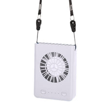 Load image into Gallery viewer, New USB Rechargeable Wearable Portable Hand Free Neckband Fan Personal Mini Neck Double Fans 3 Speed Adjustable for Home Office