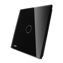 Load image into Gallery viewer, Livolo Luxury White Pearl Crystal Glass, EU standard, Single Glass Panel For 1 Gang  Wall Touch Switch,VL-C7-C1-11 (4 Colors)